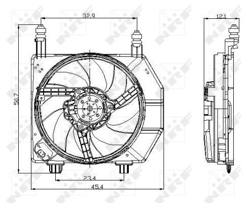 VENTOLA COMPLETA FORD FIESTA 1.3 96-
