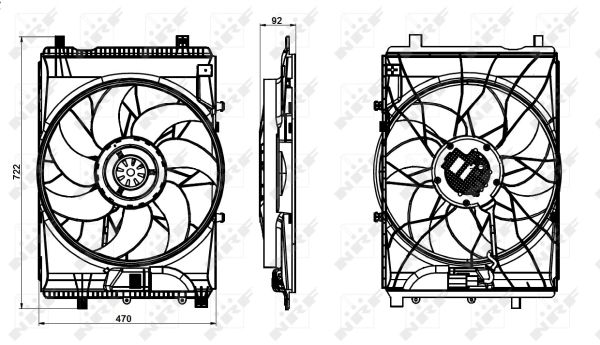 VENTOLA COMPLETA MERCEDES A-SERIES 1.6 13-
