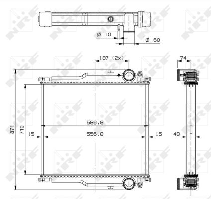 RADIATORE RENAULT TRUCKS MIDLUM 06-