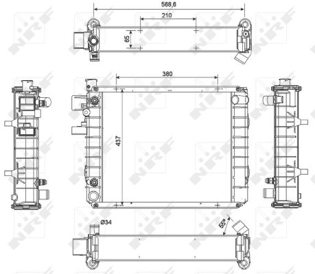 RADIATORE YALE FORKLIFT