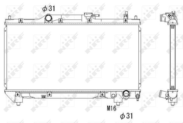 RADIATORE TOYOTA AVENSIS 2.0 98-