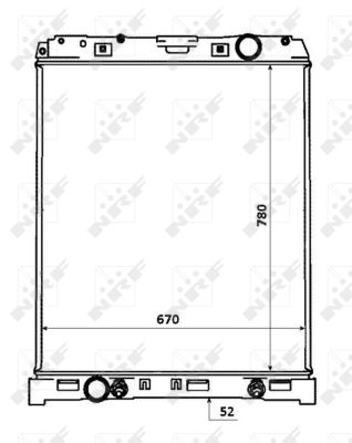 RADIATORE MERCEDES ATEGO 98-