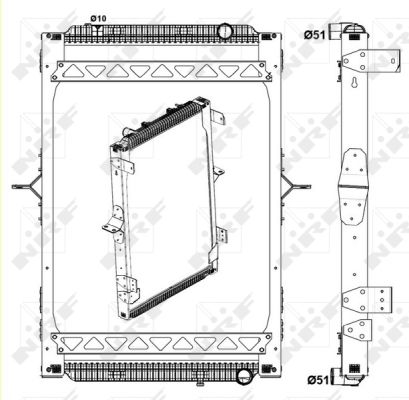 RADIATORE RENAULT TRUCKS PREMIUM 2 05-