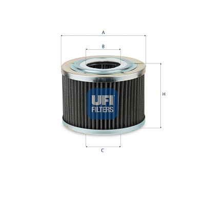 Filtro, sistema idraulico di lavoro UFI 22.051.00