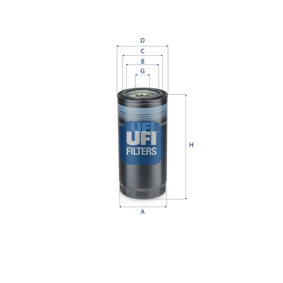 Filtro olio UFI 23.106.00
