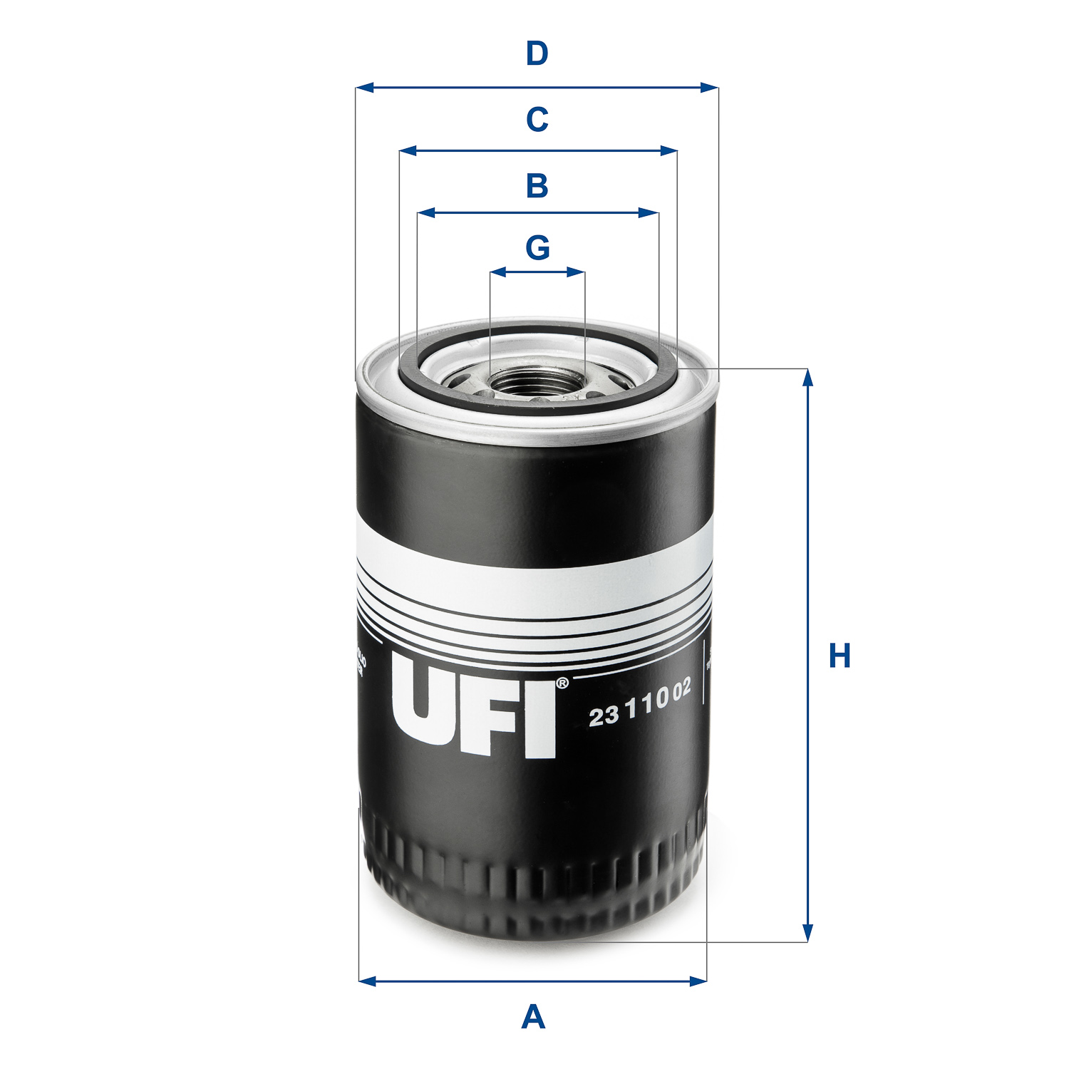 Filtro olio UFI 23.110.02