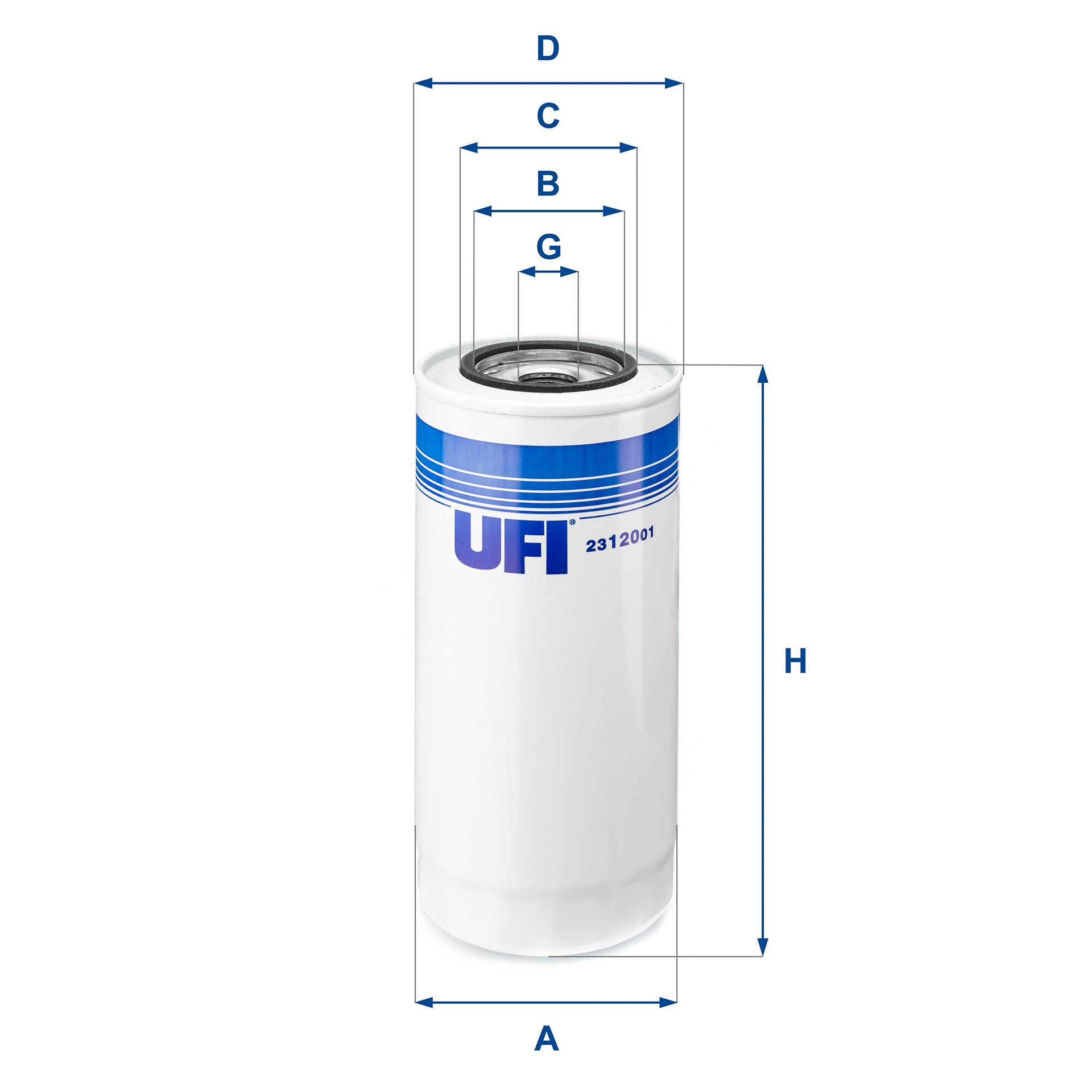 Filtro olio UFI 23.120.01