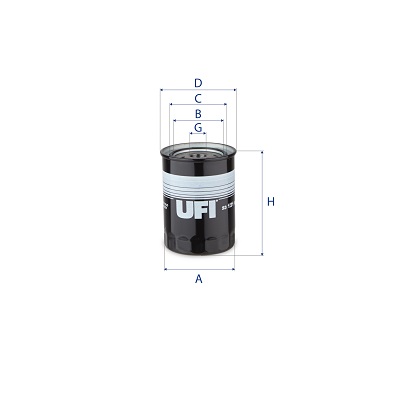 Filtro olio UFI 23.121.00