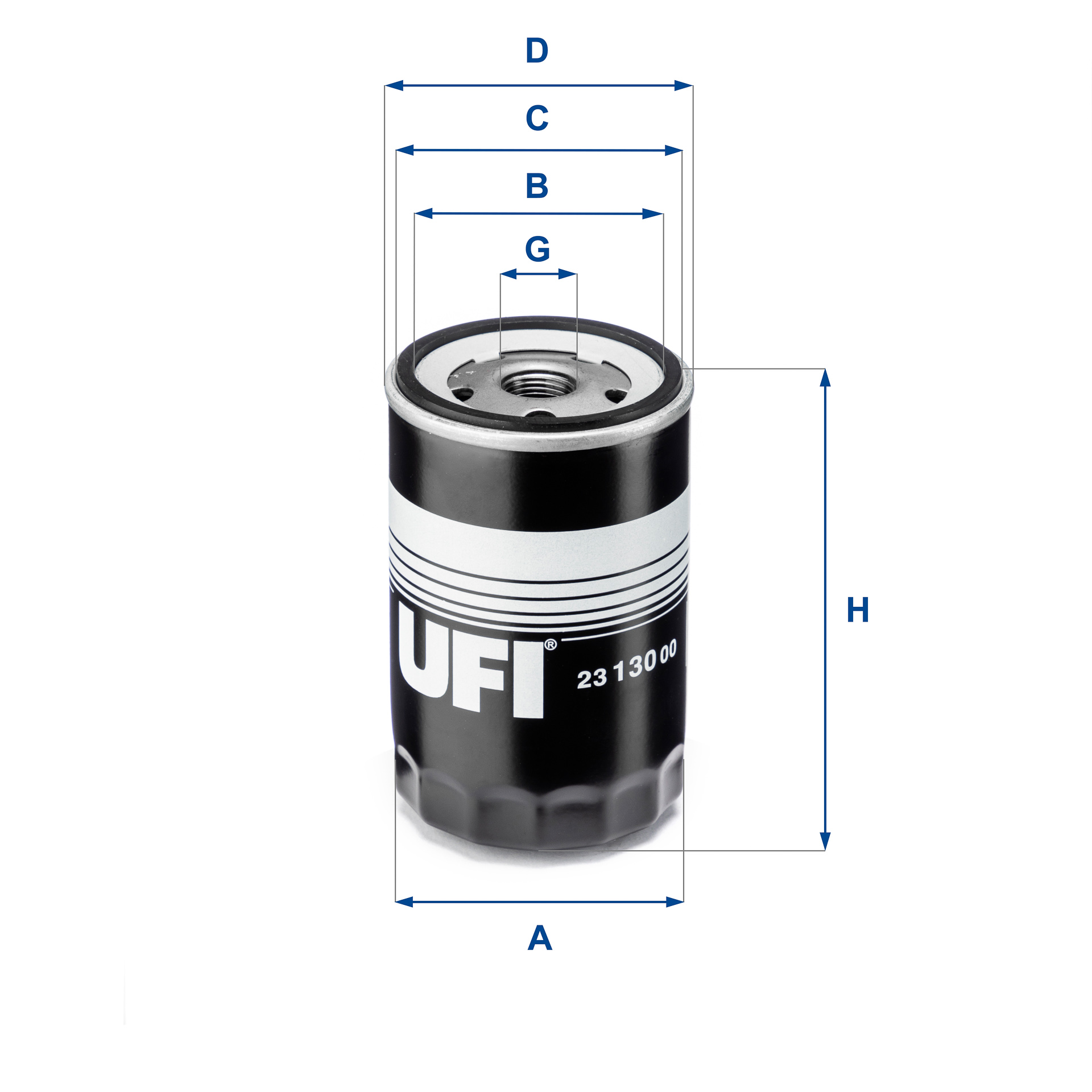 Filtro olio UFI 23.130.00