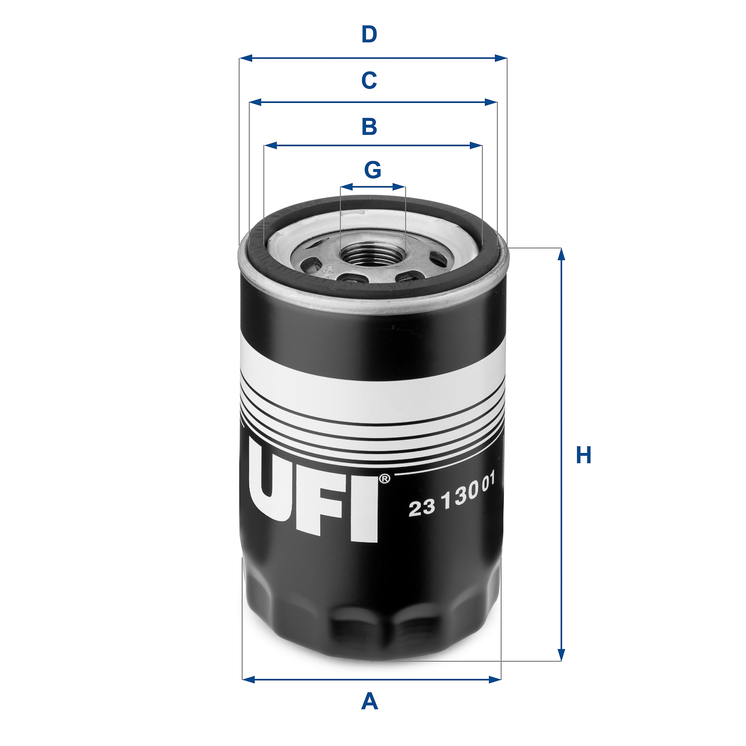 Filtro olio UFI 23.130.01
