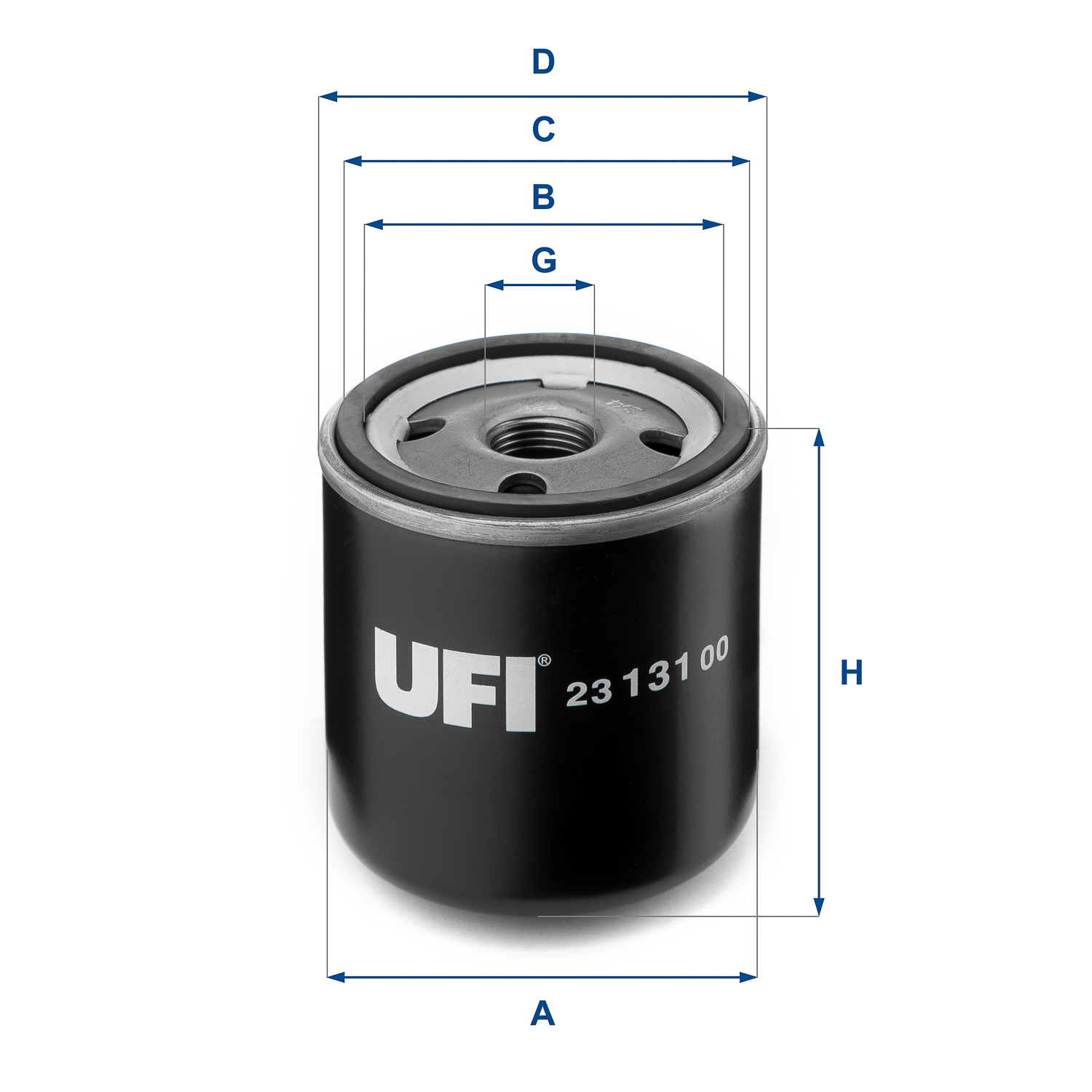 Filtro olio UFI 23.131.00