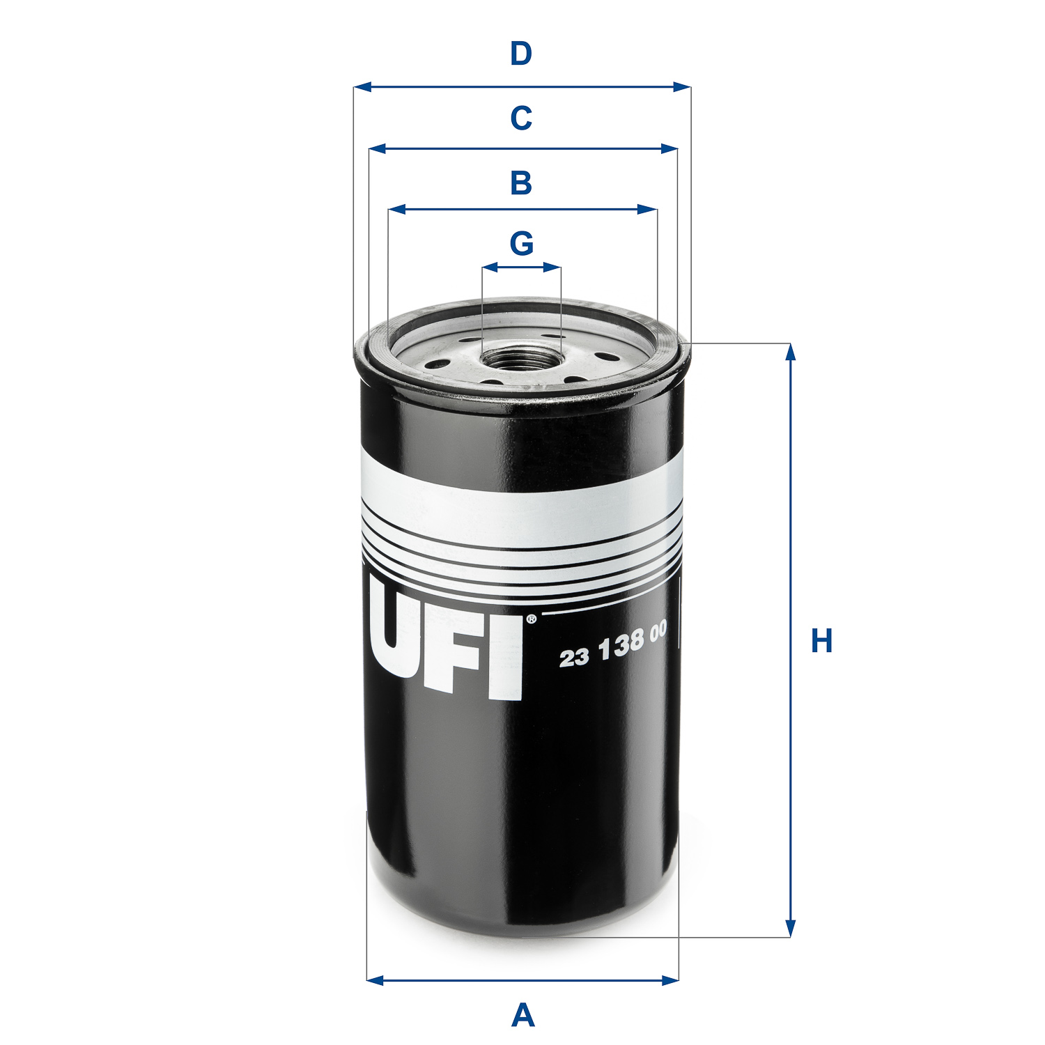 Filtro olio UFI 23.138.00