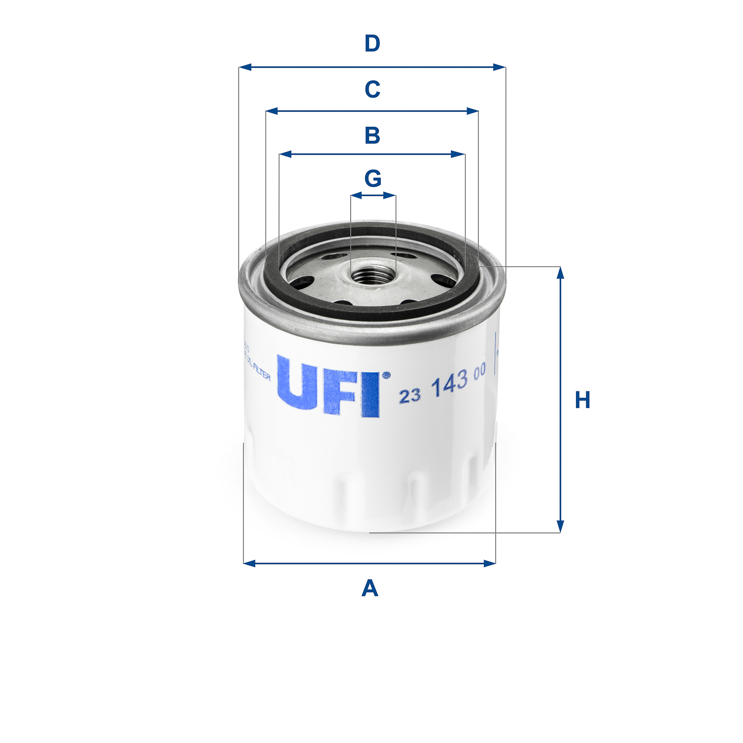 Filtro olio UFI 23.143.00