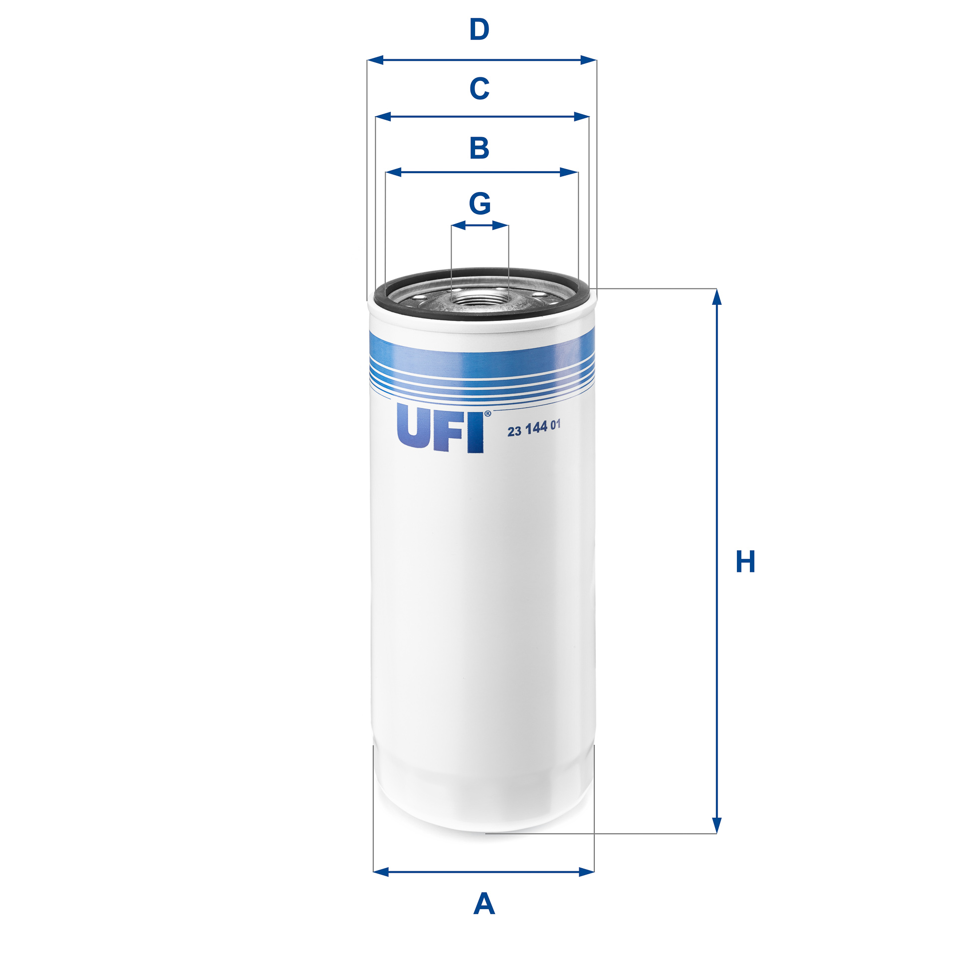 Filtro olio UFI 23.144.01