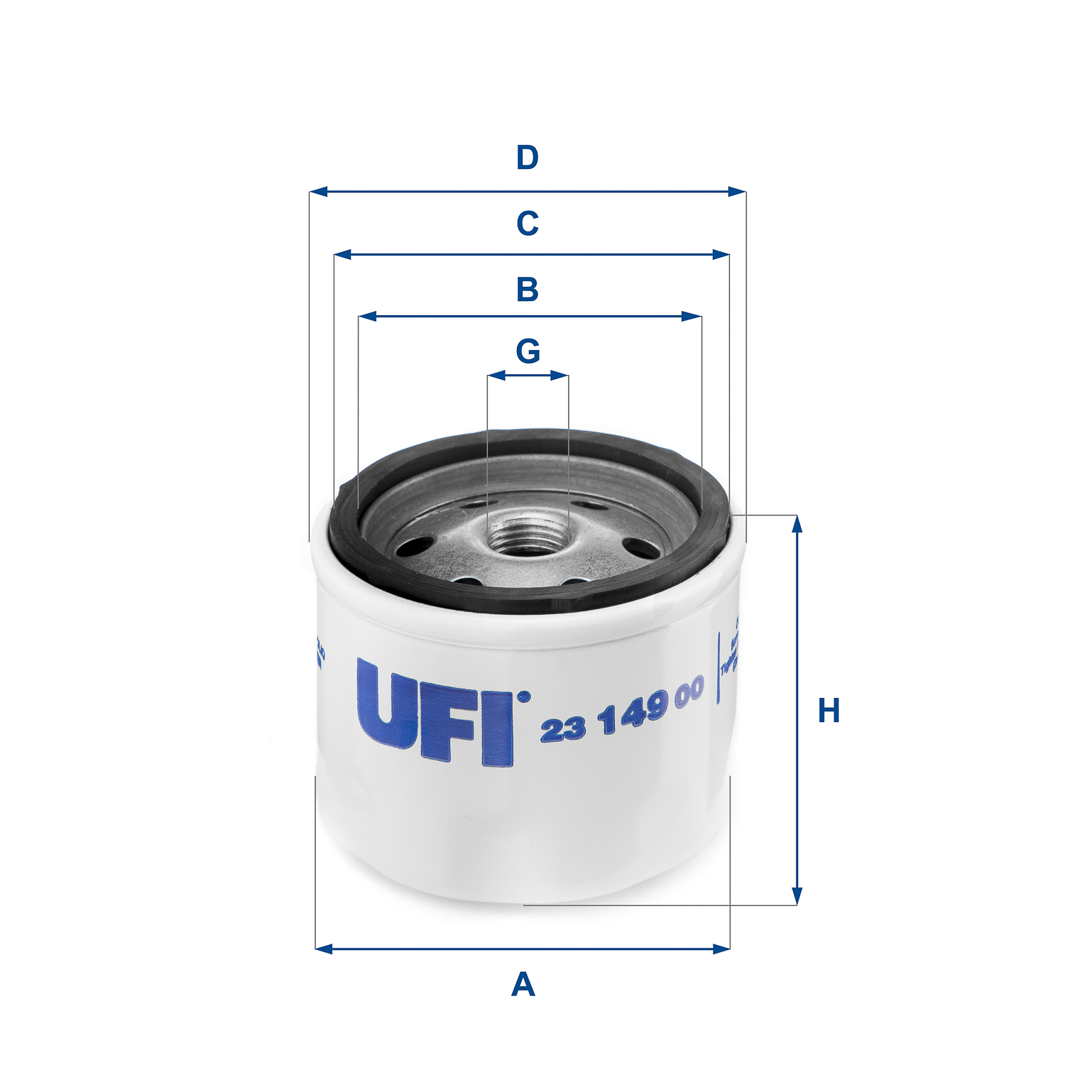 Filtro olio UFI 23.149.00