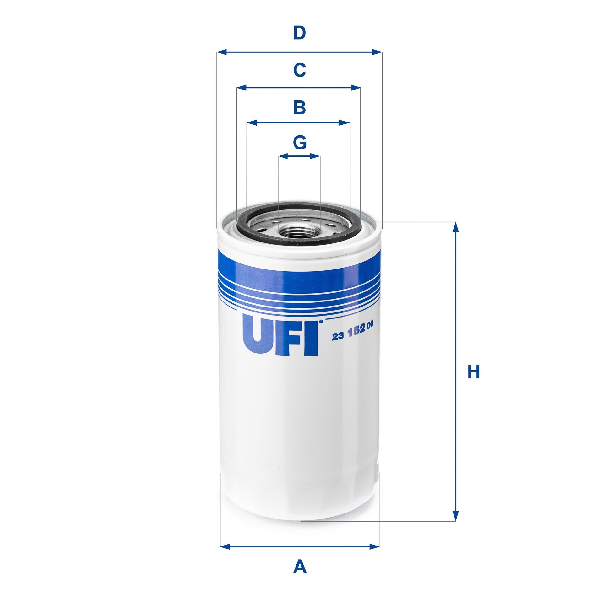 Filtro olio UFI 23.152.00