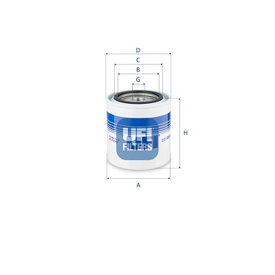 Filtro olio UFI 23.185.00