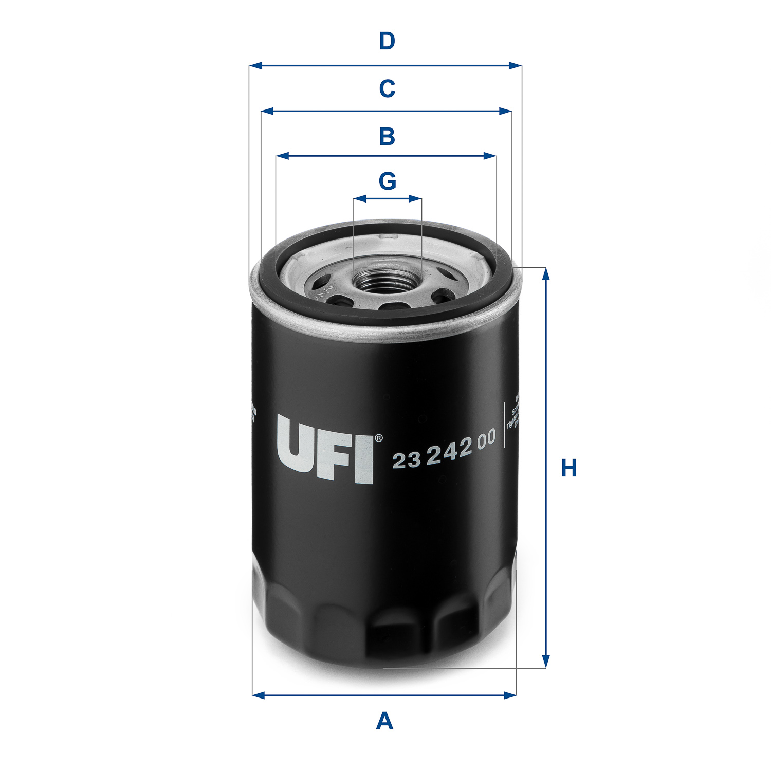 Filtro olio UFI 23.242.00