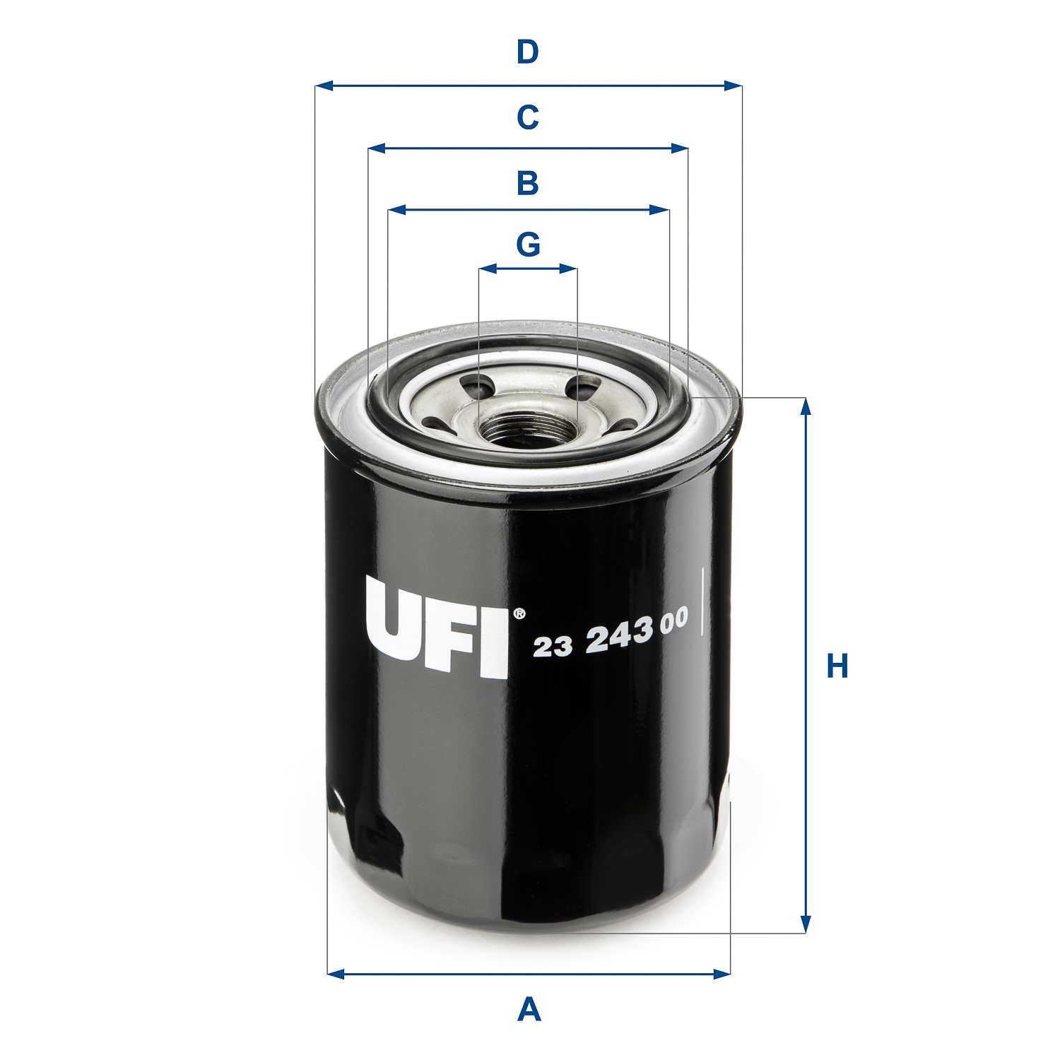 Filtro olio UFI 23.243.00