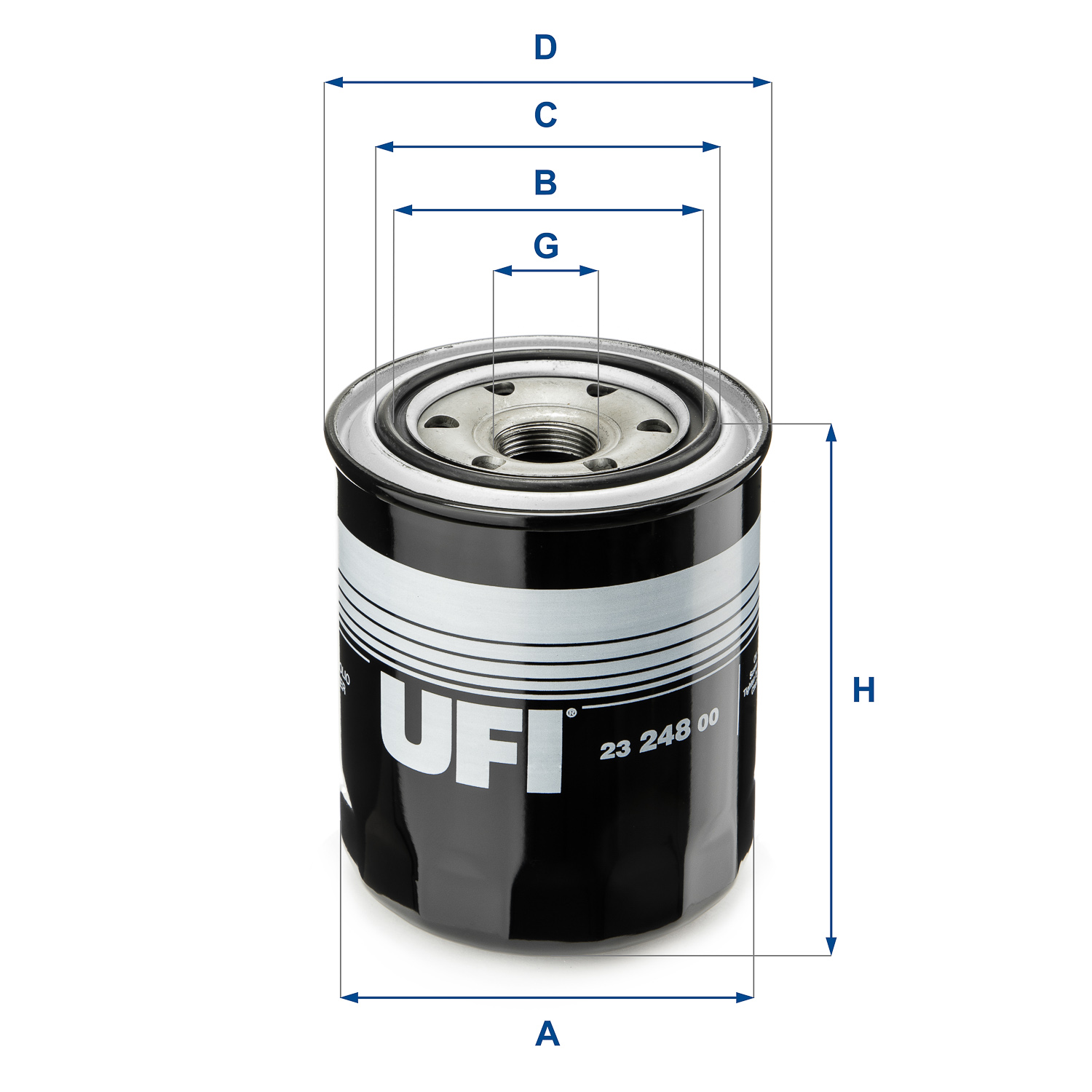 Filtro olio UFI 23.248.00