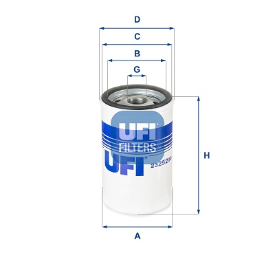 Filtro olio UFI 23.252.00