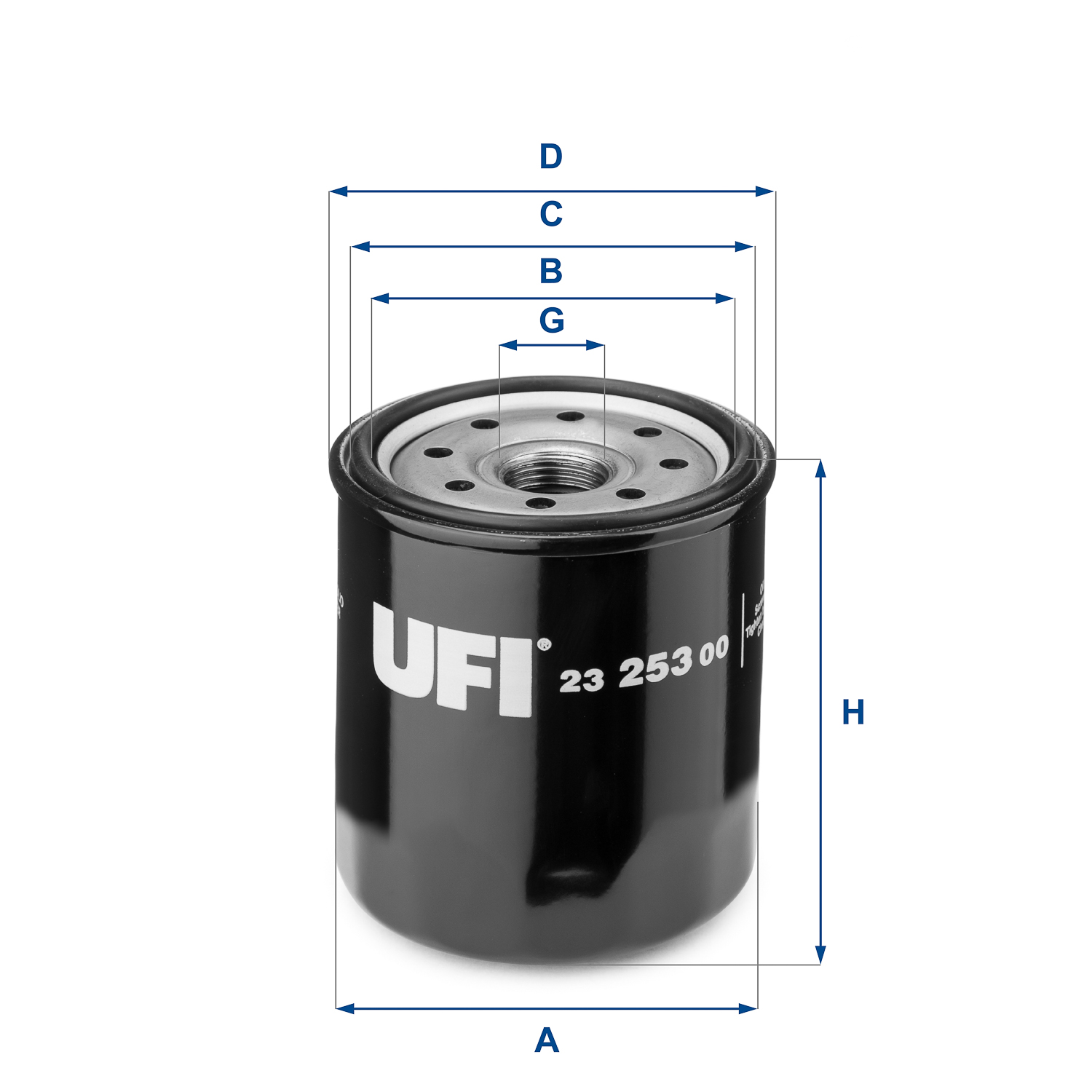 Filtro olio UFI 23.253.00