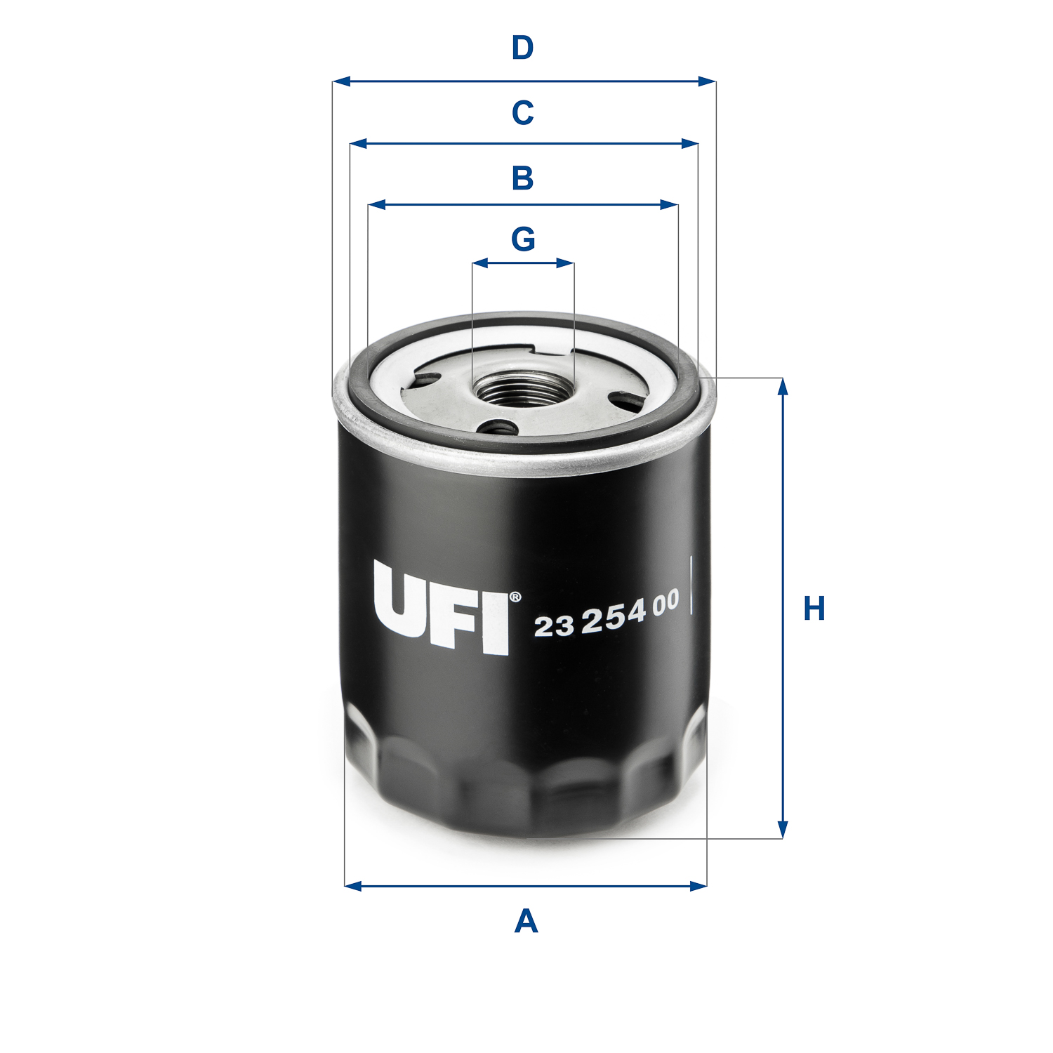 Filtro olio UFI 23.254.00