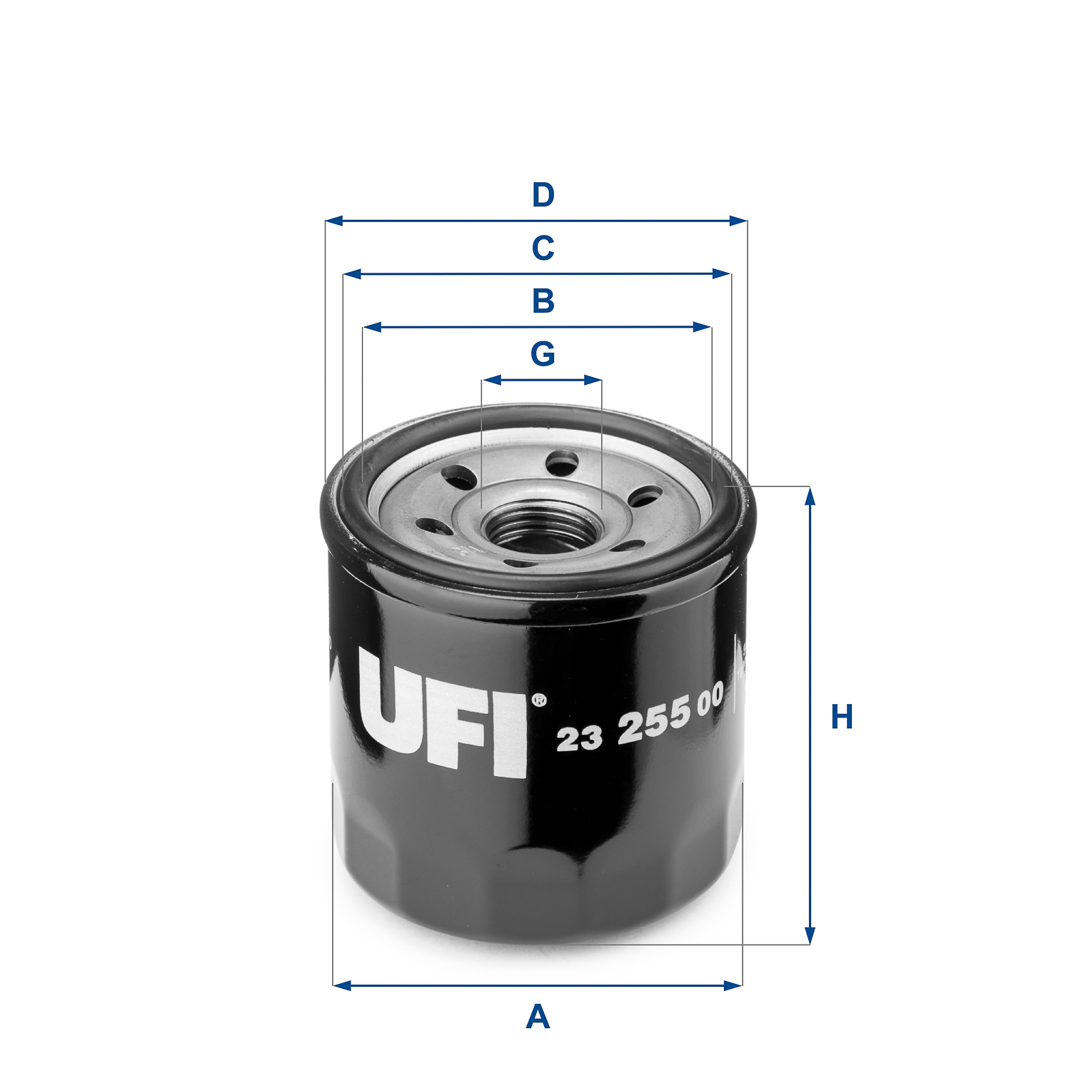 Filtro olio UFI 23.255.00