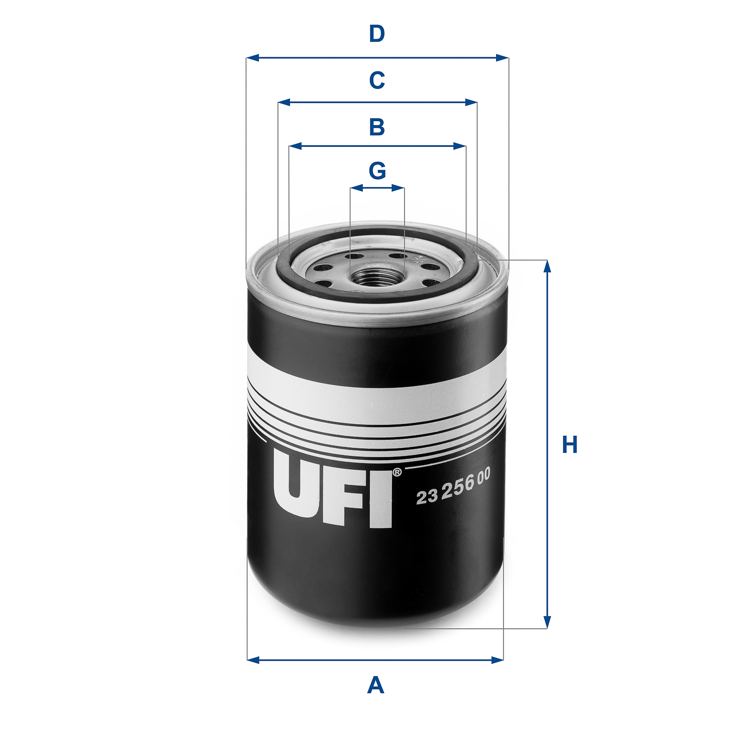 Filtro olio UFI 23.256.00