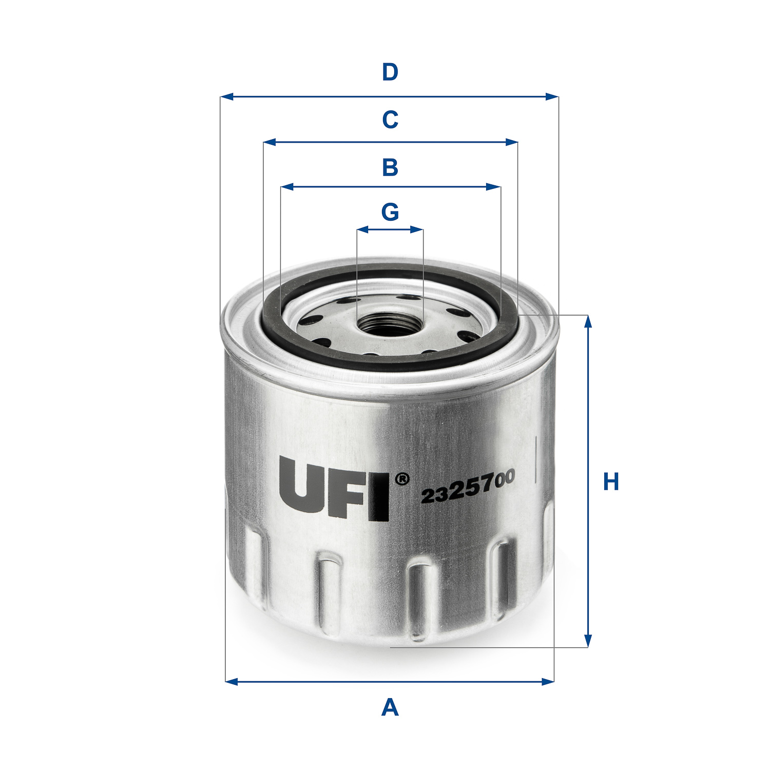 Filtro olio UFI 23.257.00