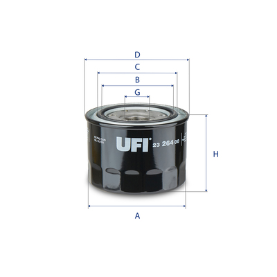 Filtro olio UFI 23.264.00