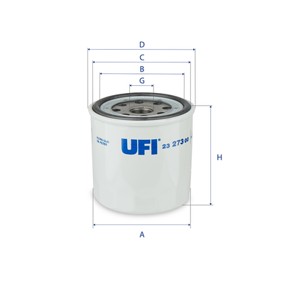 Filtro olio UFI 23.273.00