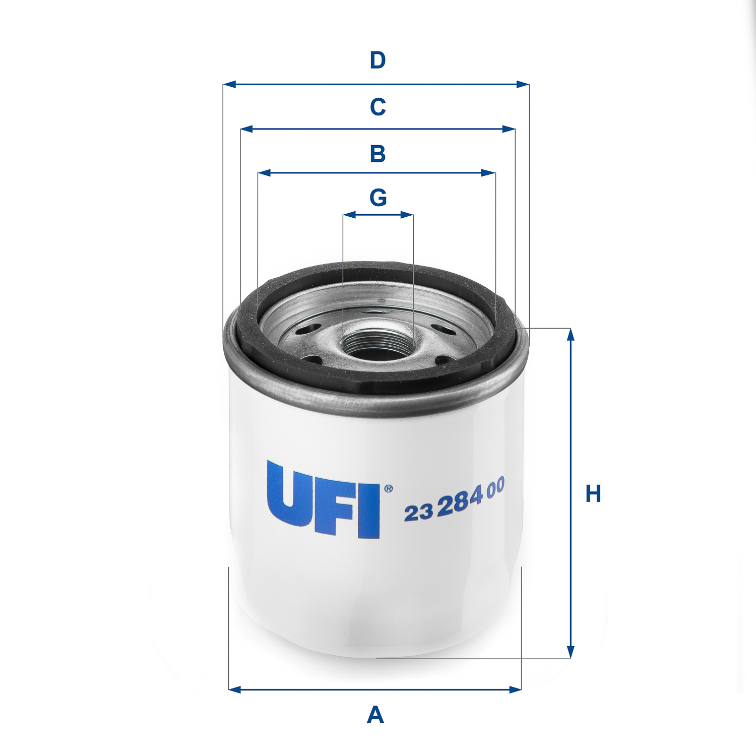 Filtro olio UFI 23.284.00