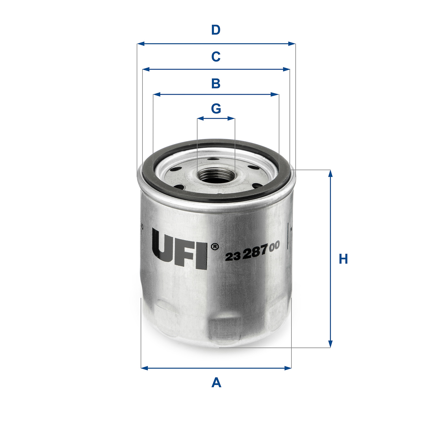 Filtro olio UFI 23.287.00