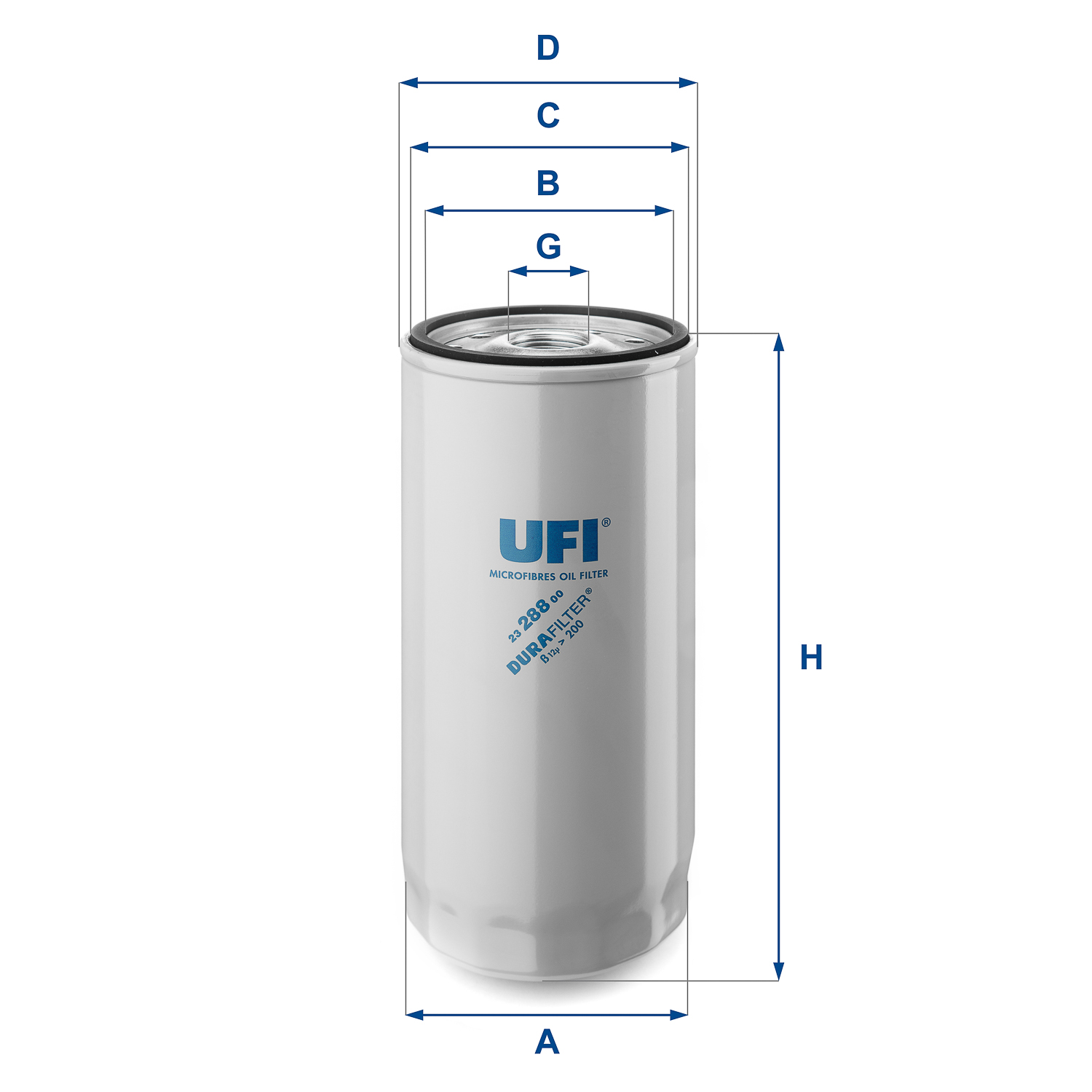 Filtro olio UFI 23.288.00