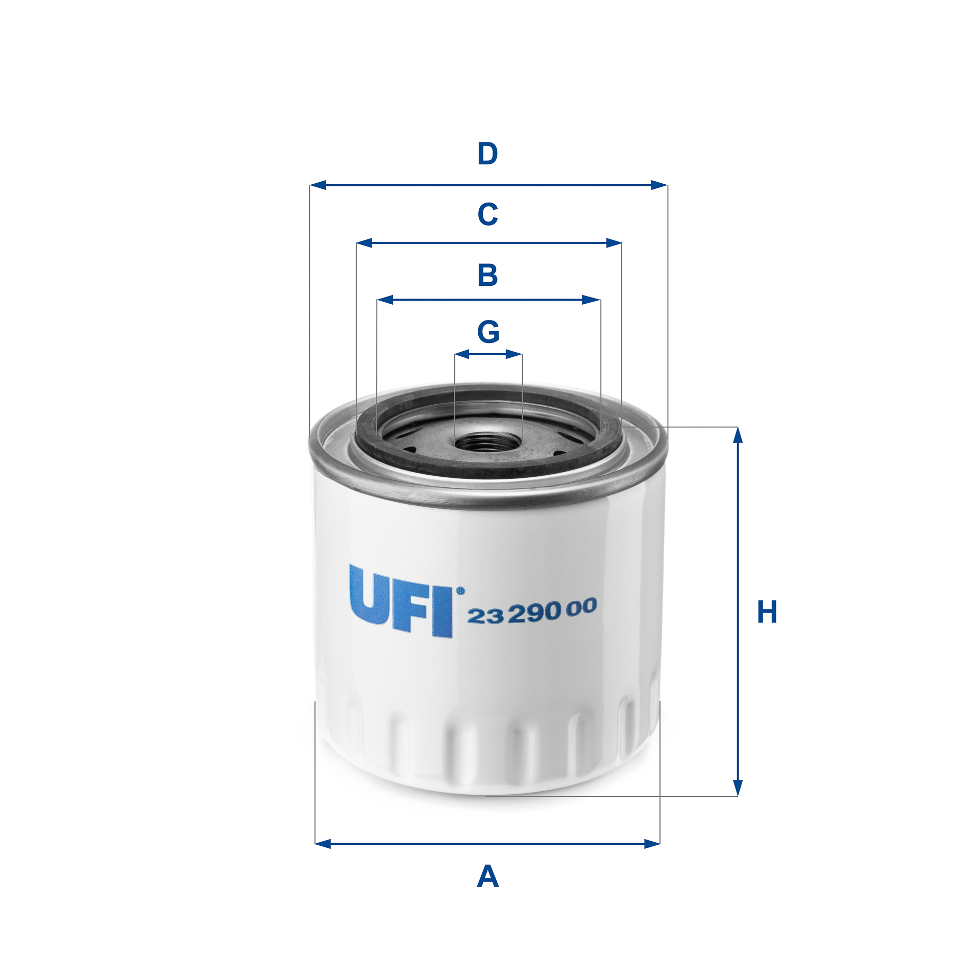 Filtro olio UFI 23.290.00