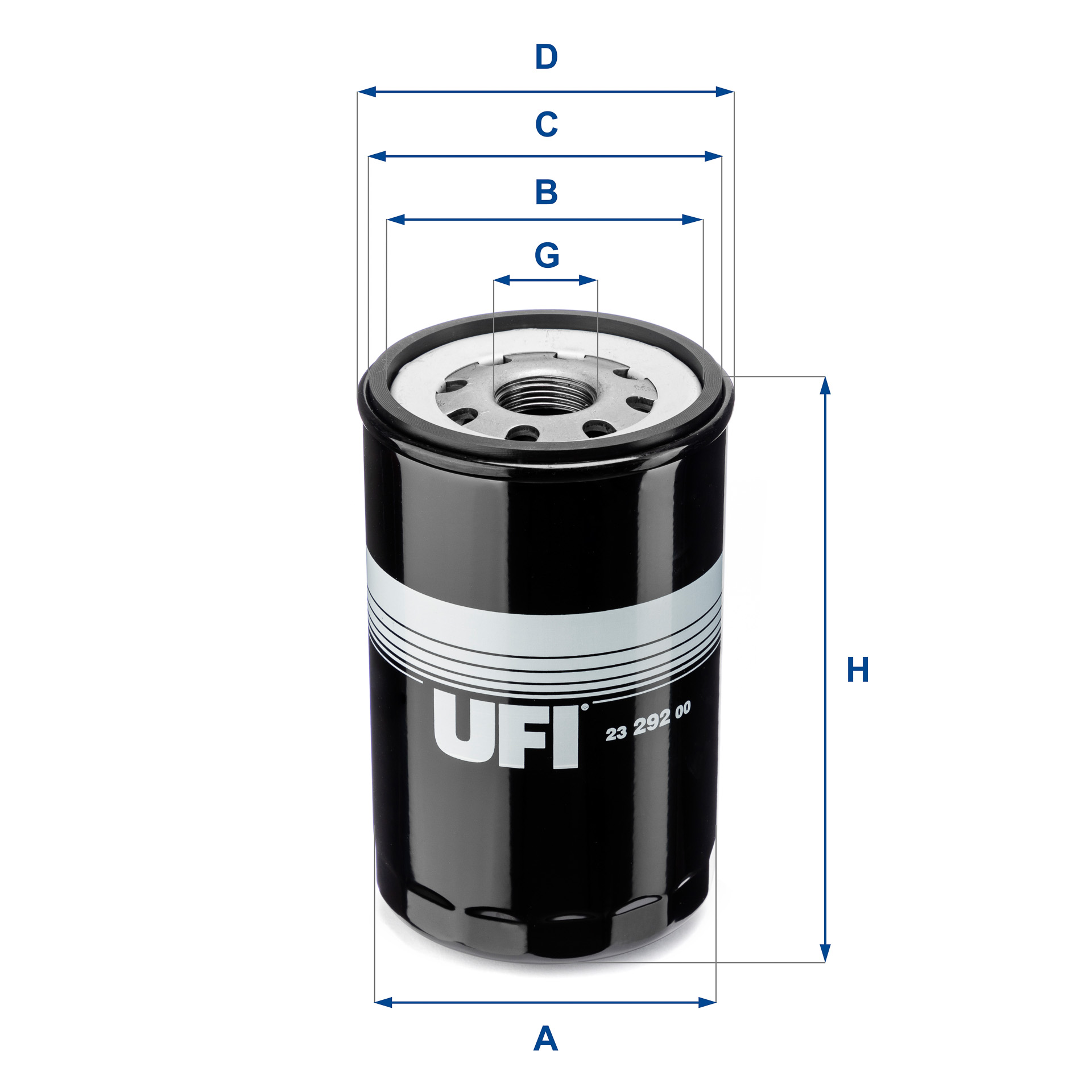 Filtro olio UFI 23.292.00