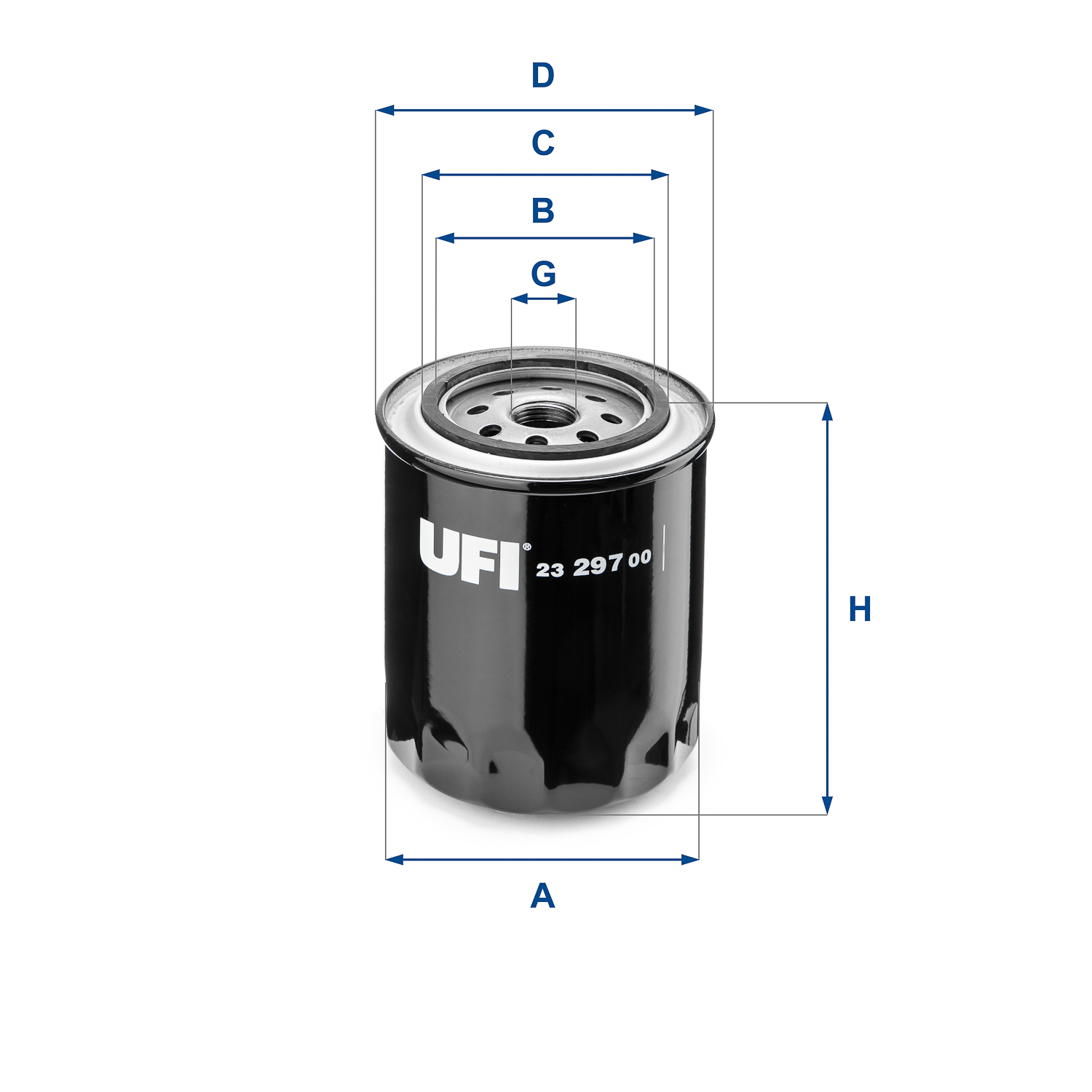Filtro olio UFI 23.297.00