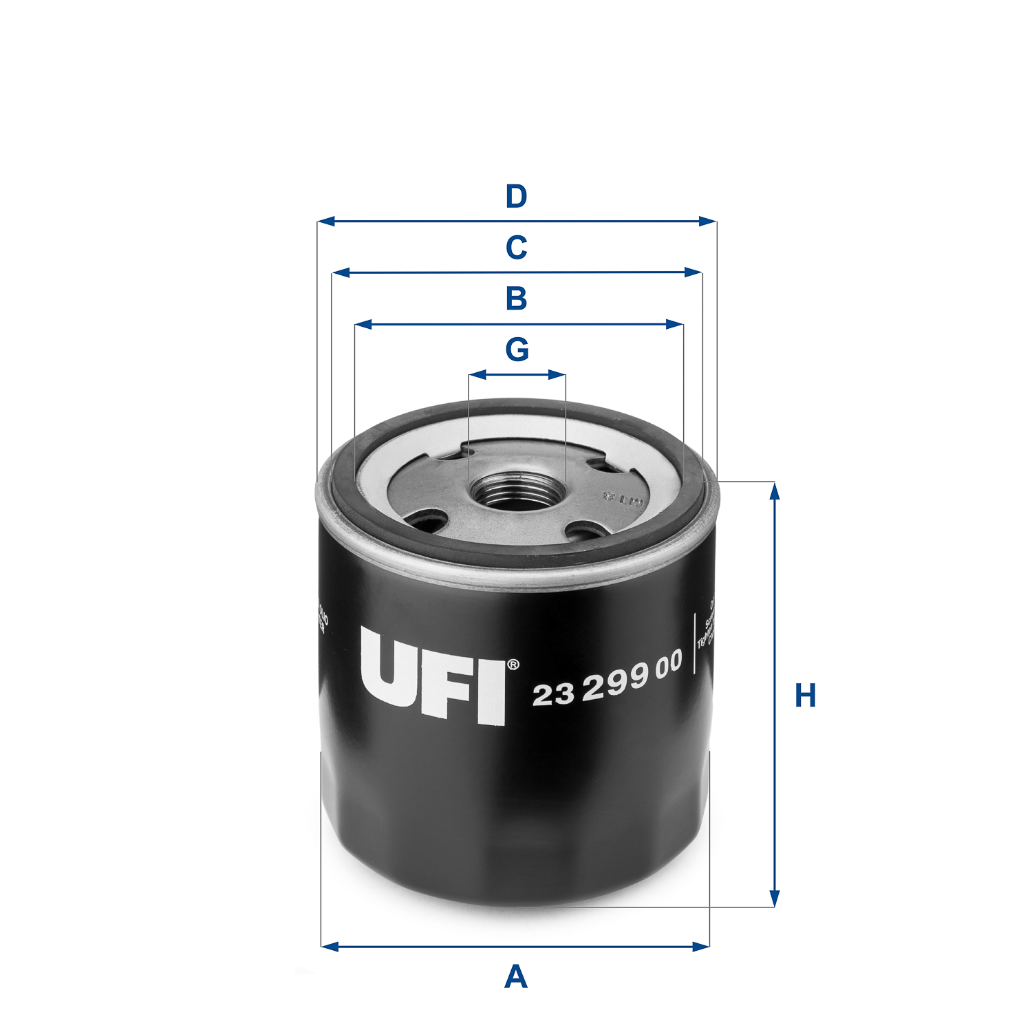 Filtro olio UFI 23.299.00