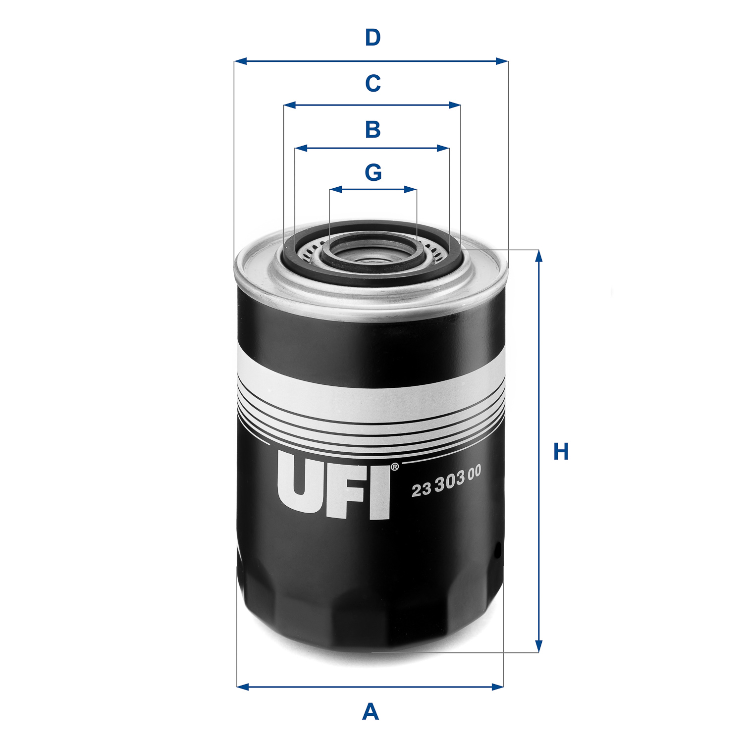 Filtro olio UFI 23.303.00