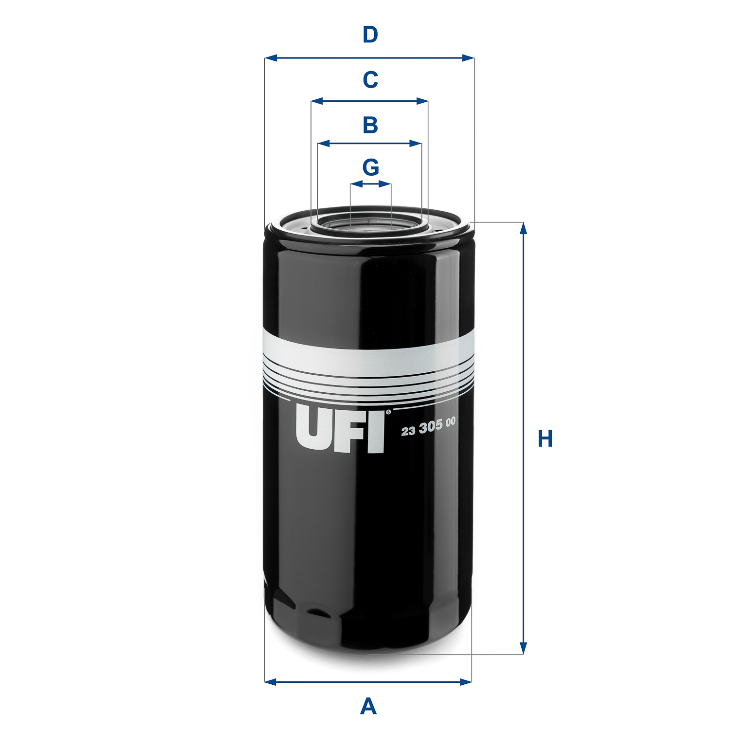 Filtro olio UFI 23.305.00