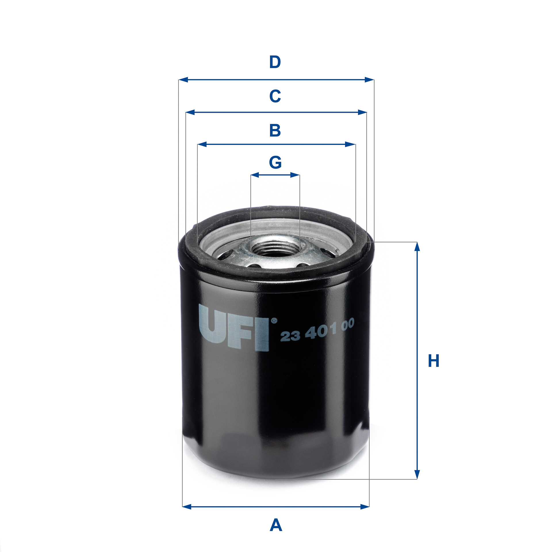 Filtro olio UFI 23.401.00