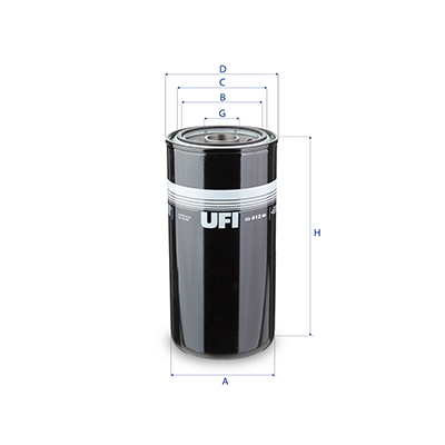 Filtro olio UFI 23.412.00