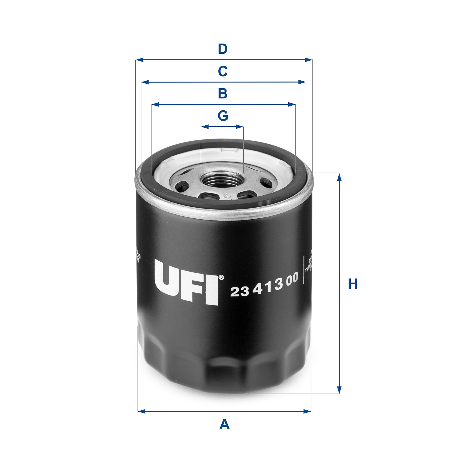 Filtro olio UFI 23.413.00
