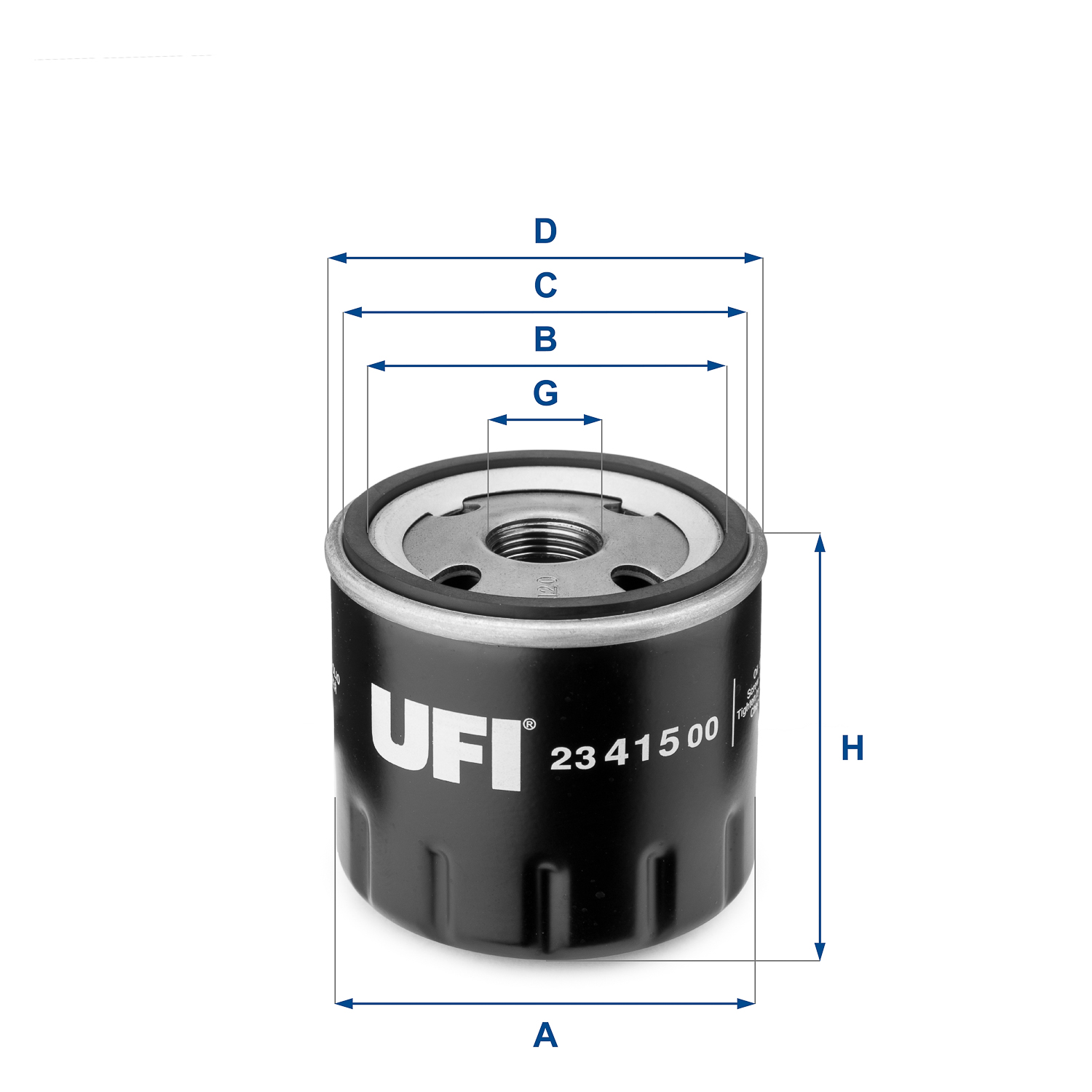 Filtro olio UFI 23.415.00