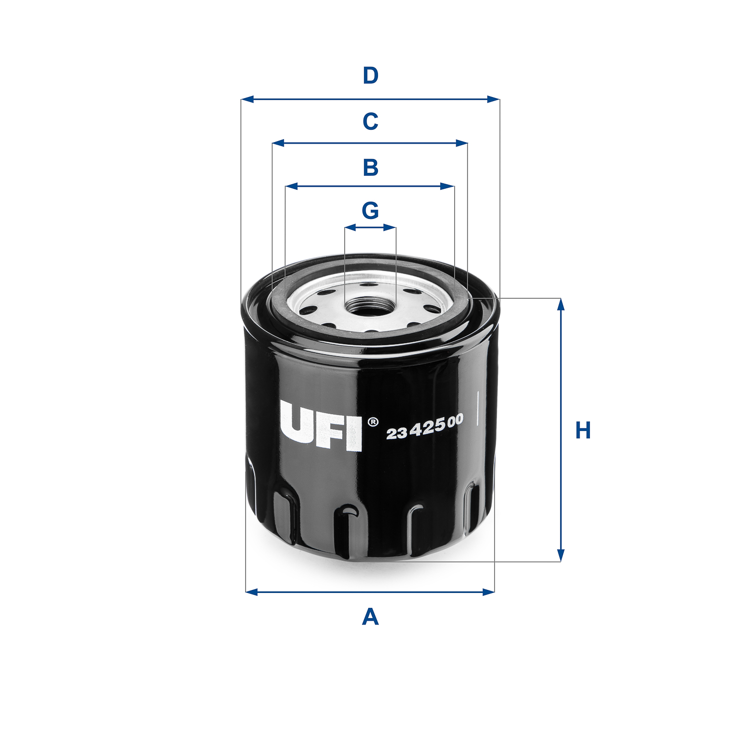 Filtro olio UFI 23.425.00