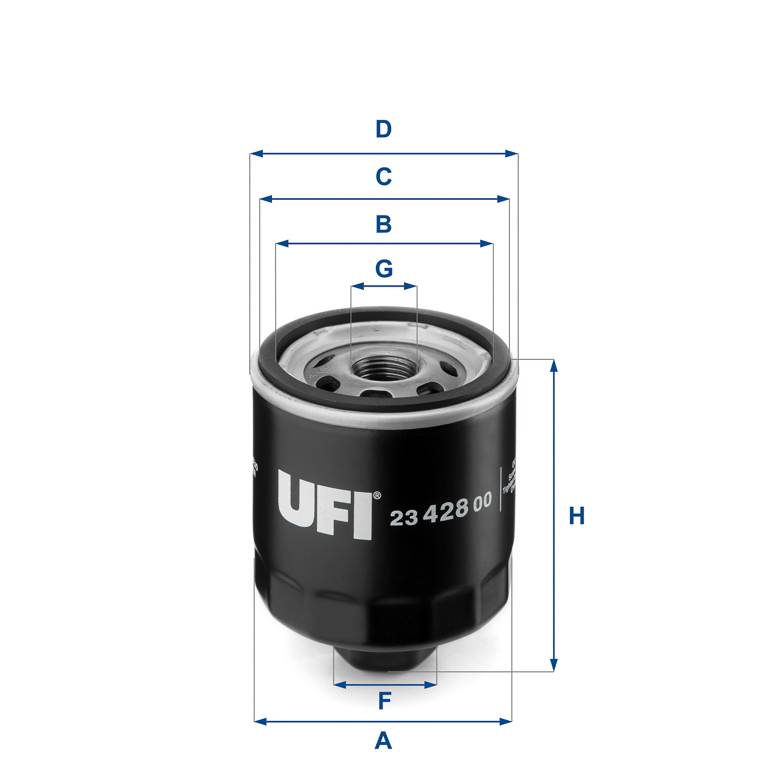 Filtro olio UFI 23.428.00
