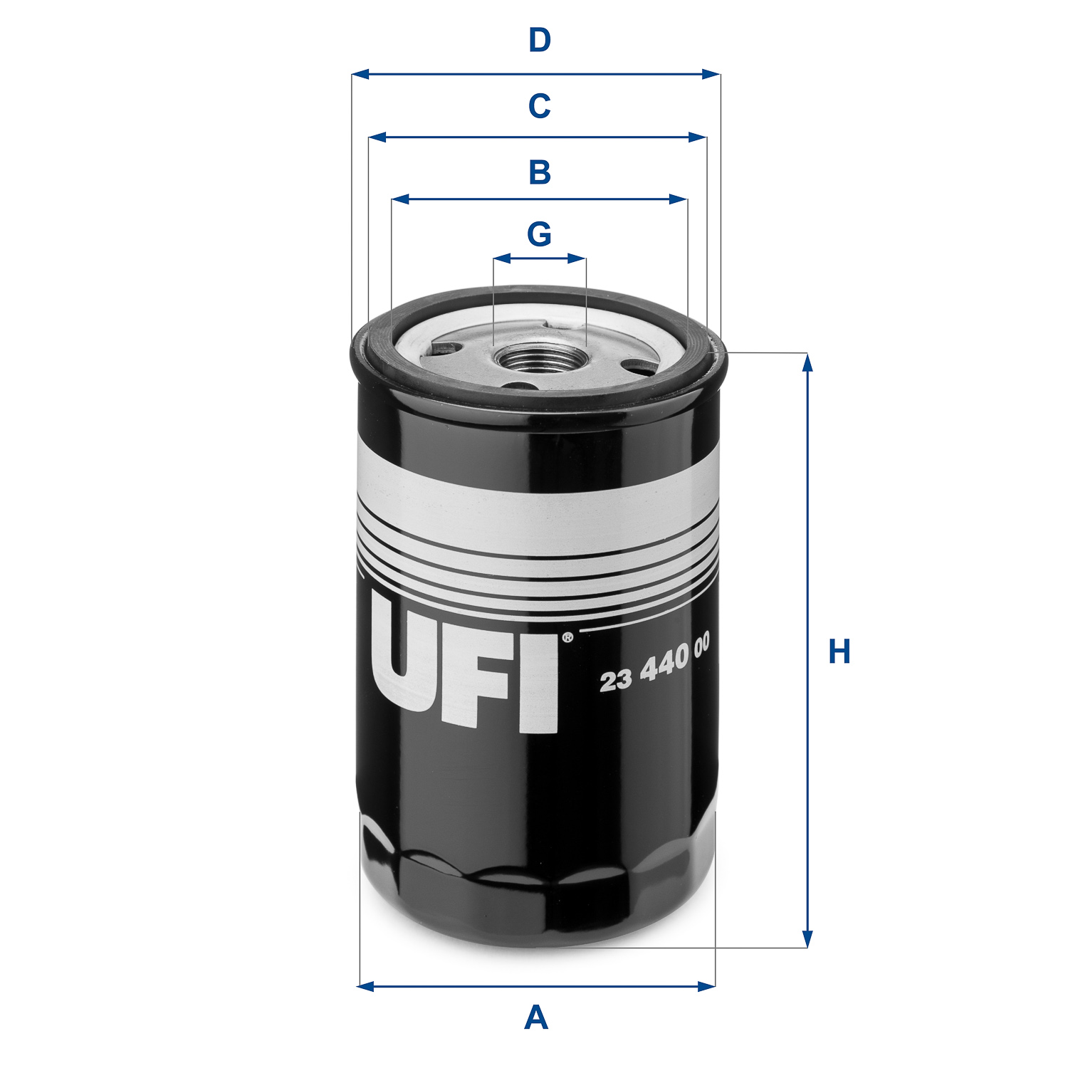 Filtro olio UFI 23.440.00