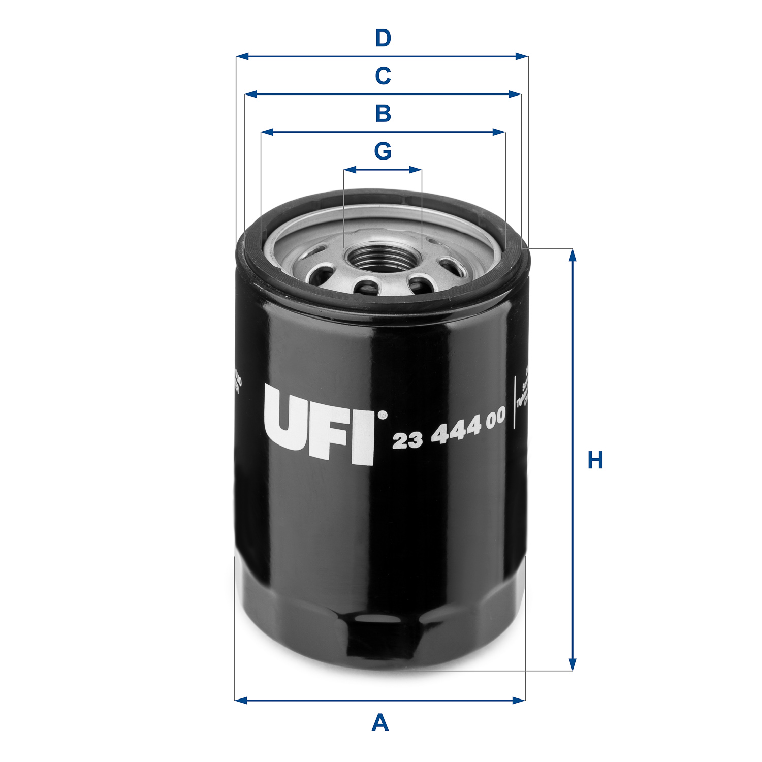 Filtro olio UFI 23.444.00
