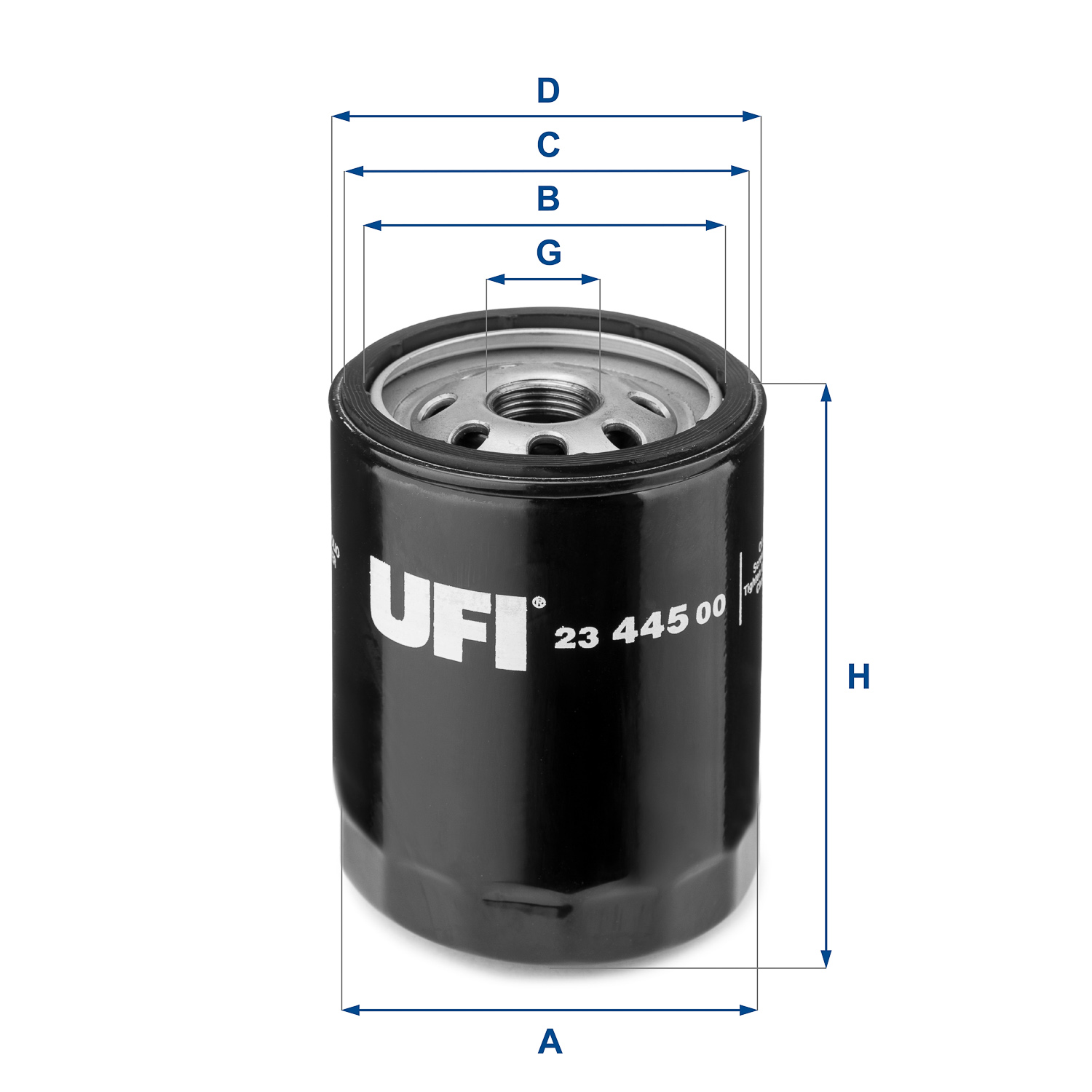 Filtro olio UFI 23.445.00